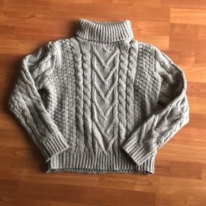 Cable Knit Turtleneck